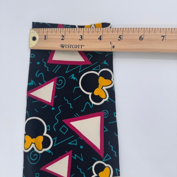 Lularoe Leggings Women One Size Black Minnie Mouse Retro Comfy Stretch Disney - Picture 10 of 11
